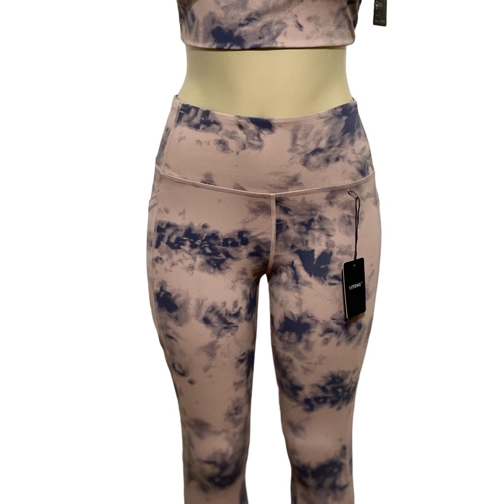 Sports Bra & Tight have great support! Tights are High Waisted, buttery soft!